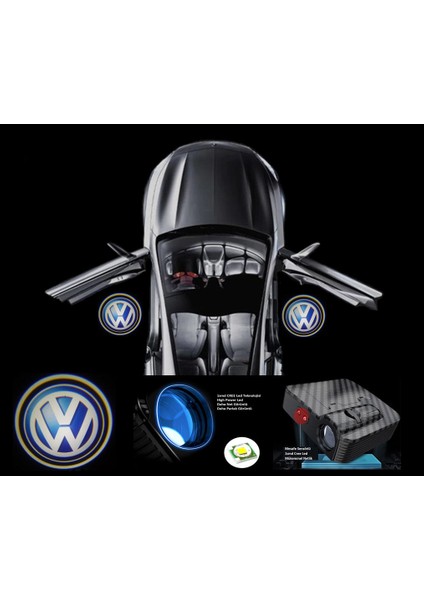 Volkswagen Pilli Yapıştırmalı Kapı Altı Logo Mesafe ve Karanlık Sensörlü fiyatları