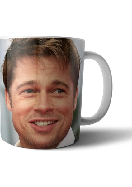 Brad Pitt Kupa Bardak Model 1