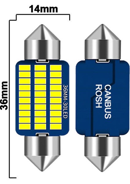 Eco 36MM Orta Boy Sofit LED Ampul 30 Ledli Güçlü Işık fiyatları