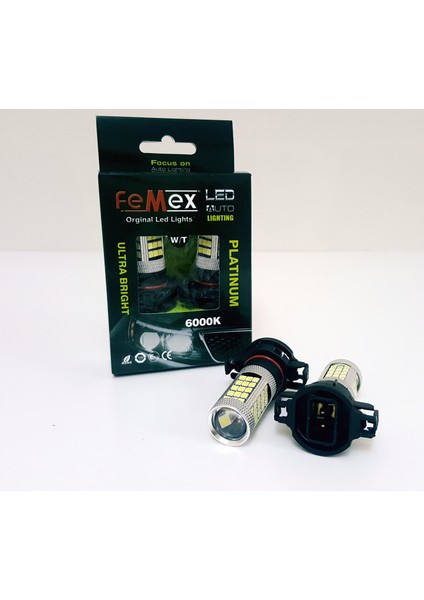 PSX24W LED Ampul Mercekli 1200 Lumen 63 Ledli Beyaz