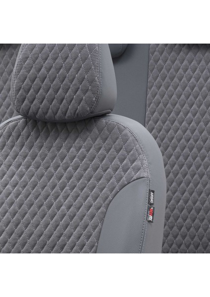 Isuzu D-Max 2020-SONRASI Özel Üretim Koltuk Kılıfı Amsterdam Design Tay Tüyü Füme
