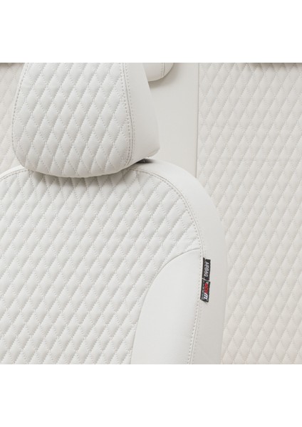 Hyundai Kona 2018 - Sonrası Özel Üretim Koltuk Kılıfı Amsterdam Design Deri Fildişi modelleri