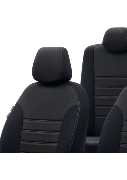 Volkswagen Transporter T-5 2004-2015 5+1 (6 Kişi) Özel Üretim Koltuk Kılıfı Original Design Siyah