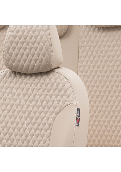 Seat Exeo 2008-2013 Özel Üretim Koltuk Kılıfı Amsterdam Design Deri Bej