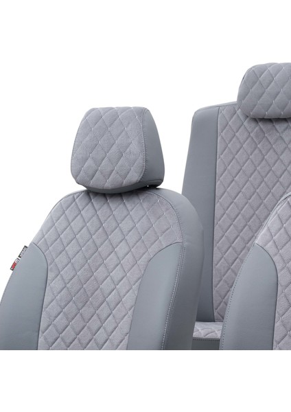 Volkswagen Transporter T-5 2004-2015 5+1 (6 Kişi) Özel Üretim Koltuk Kılıfı Madrid Design Tay Tüyü Füme