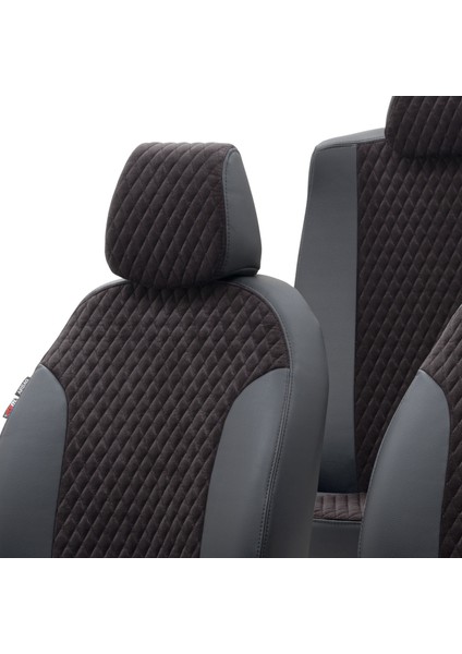 Jeep Grand Cherokee 1998-2004 Özel Üretim Koltuk Kılıfı Amsterdam Design Tay Tüyü Siyah