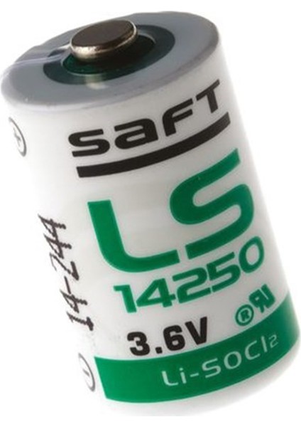 Pil 3.6V 1/2AA Kısa Kalem Lıthıum Lisocl2 Pil Saft Ls 14250