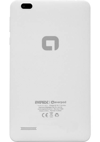 EVERPAD DC-8015 Beyaz Wifi+BT4.0 Çift Kamera 1024*600 TN 2GB 1.0Ghz 2G+16GB 7Android 10.0 GO GMS