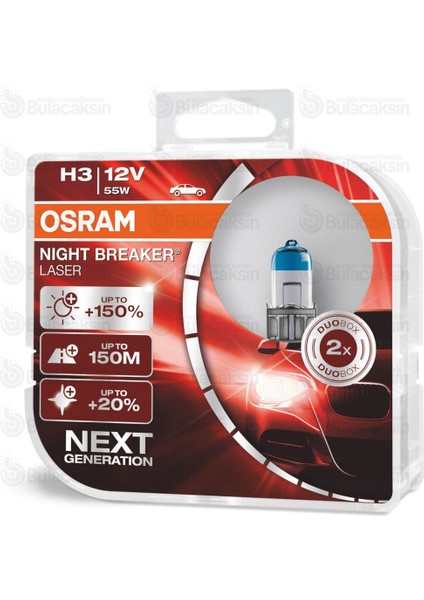 Night Breaker Laser H3 Ampül 64151NL modelleri
