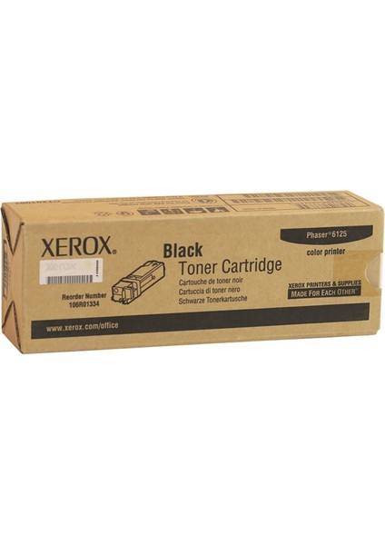 6125 106R01334 Siyah Toner