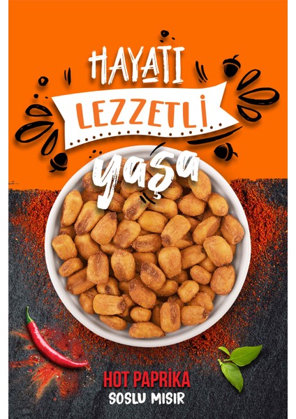 Hot Paprika Soslu Mısır 75 g modelleri