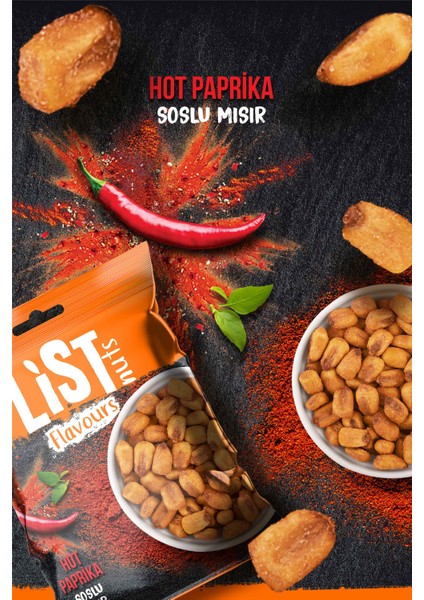 Hot Paprika Soslu Mısır 75 g fırsatları