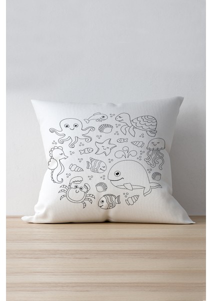 Çift Tarafı Baskılı Kırlent Yastık Kılıfı CGH004-CT