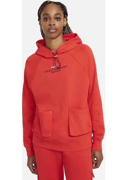 Kadın Kapüşonlu Sweatshirt W Nsw Swsh Ft CZ8896