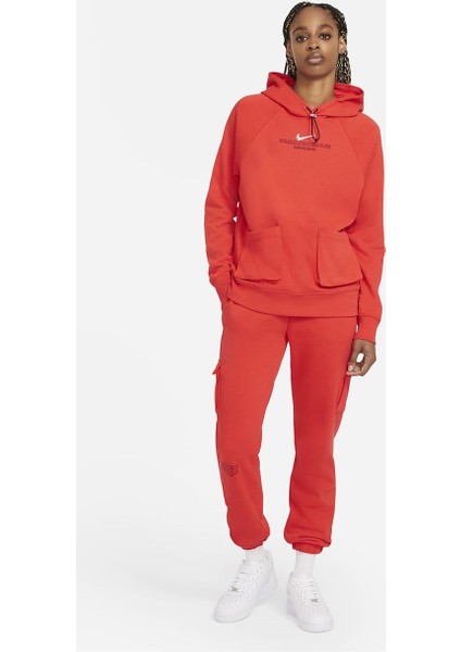 Kadın Kapüşonlu Sweatshirt W Nsw Swsh Ft CZ8896 modelleri