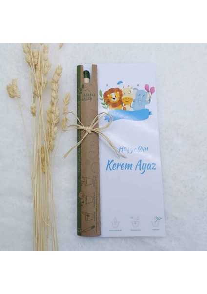 20 Adet Tohum Kalemi Arkası Kağıtlı Bebek Liği Bebek Şekeri