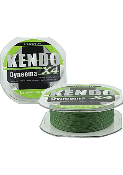 Dynema 4 Örgü 250MT (Green) 0,12 mm