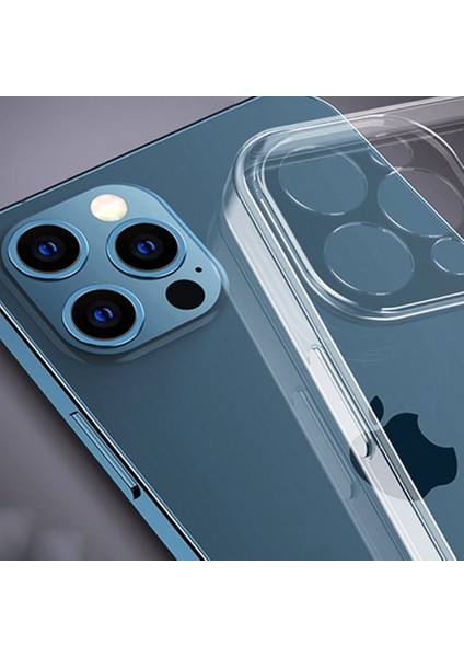 Apple iPhone 12 Pro Kılıf Kamera Korumalı Crystal Clear Sert Plastik Şeffaf fiyatları