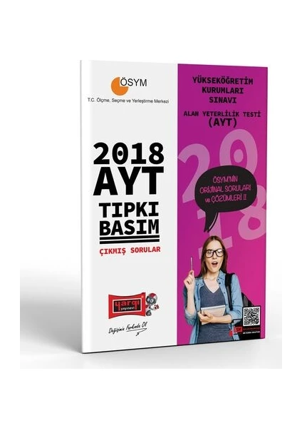 Yargı Yayınevi 2018 AYT Tıpkı Basım Çıkmış Sorular