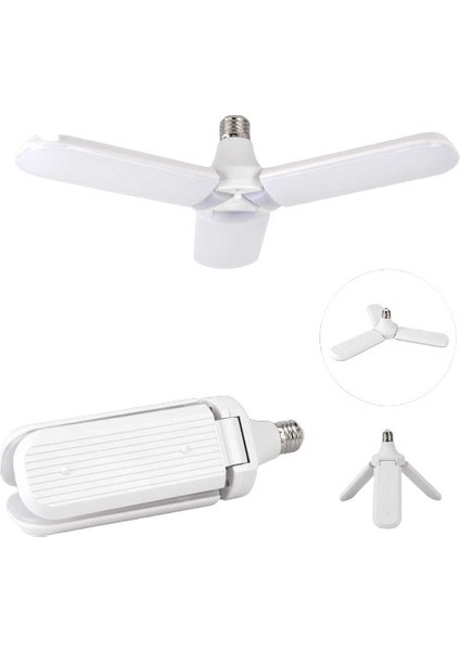 Pervane LED Ampül 3 Kollu 40 Watt - Yüksek Işık