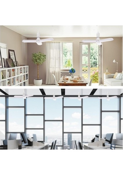 Pervane LED Ampül 3 Kollu 40 Watt - Yüksek Işık