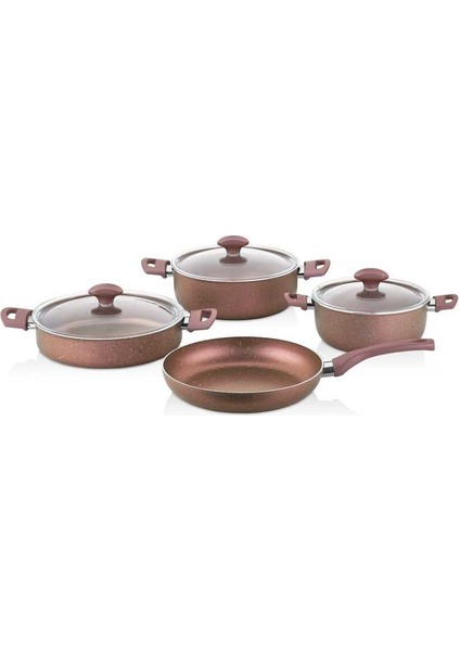 Fred 7'li Tencere Seti Purple Rose Renk fiyatları