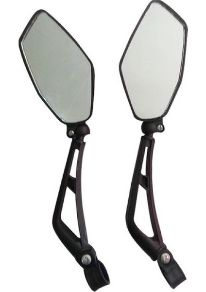 Bisiklet Sport Ayna Zil ve Ikili Reflektör Set