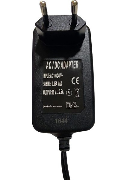 Santral Adaptörü 16V-2.5A Ac 100-240V 50-60HZ 0.35A Max Santral Adaptörü 1644