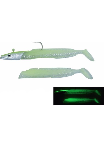 Salt Eel 13CM 22GR X2 Silikon Yem