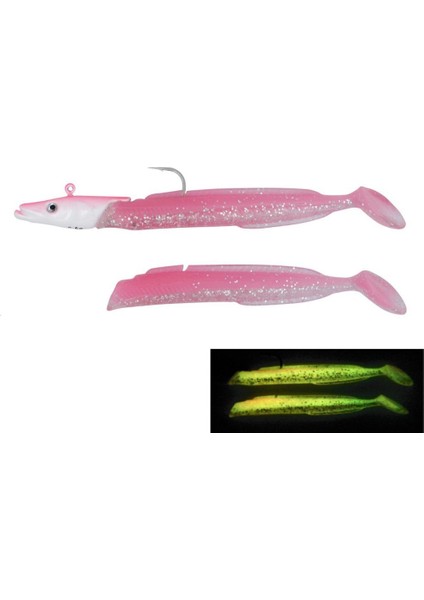 Salt Eel 13CM 22GR X2 Silikon Yem