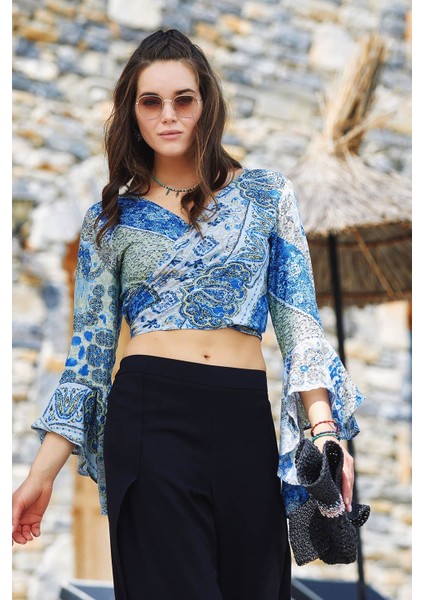 Ispanyol Kol Crop Bluz fiyatları