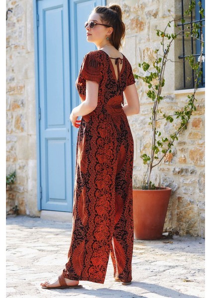 Yarım Kollu Bohem Tulum fırsatları