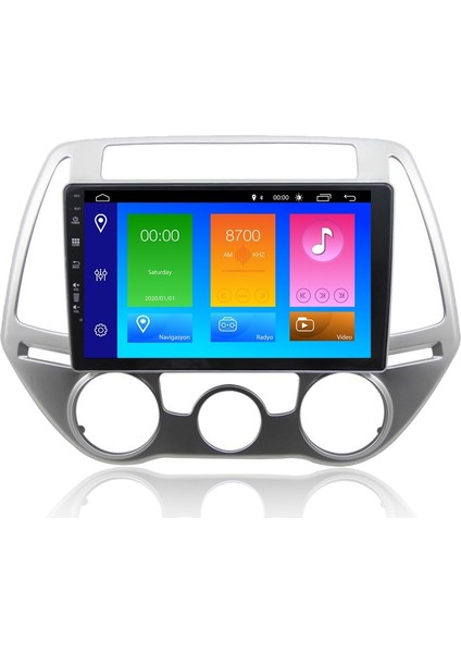 Hyundai I20 Android 10 Carplay Multimedya Ekran Oem Teyp