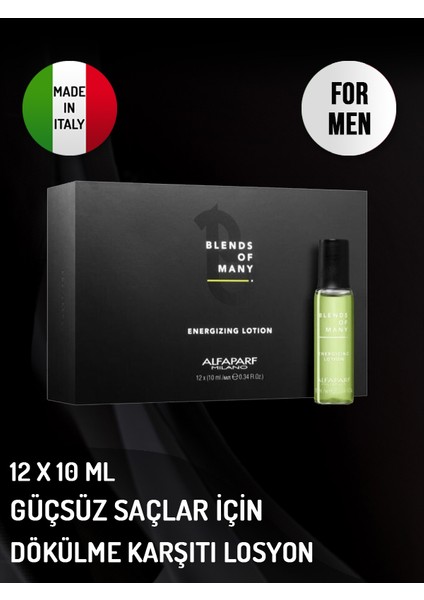 Blends Of Many Erkekler Için Güçsüz Saçlara Özel Losyon 12×10 ml