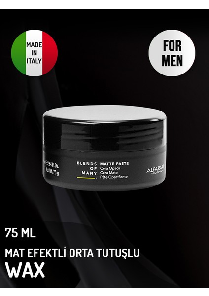 Blends Of Many Erkekler Için Mat Efektli Orta Tutuşlu Wax 75 ml