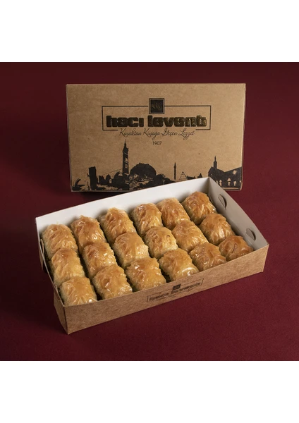 Hacı Levent Antep Fıstıklı Kuru Baklava 500 gr