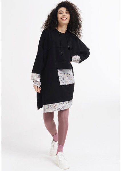 Paraşüt Baskılı Penye Tunik