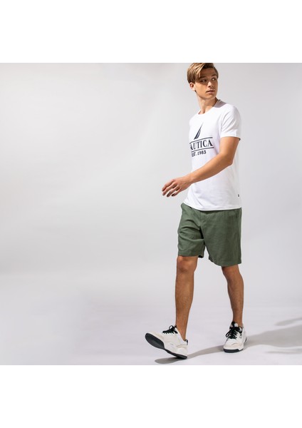 Nautıca Erkek Yeşil Classic Fıt Bermuda Şort B01106T.3FJ fiyatları