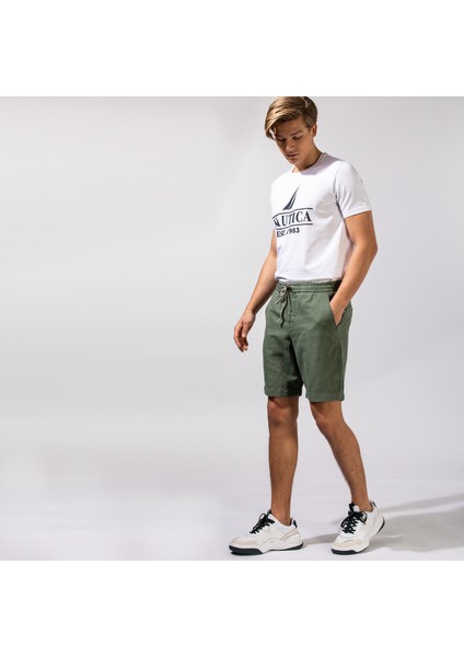 Nautıca Erkek Yeşil Classic Fıt Bermuda Şort B01106T.3FJ fırsatları