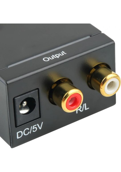 4555 Dijital Optik Coaxial To Analog Çevirici Dönüştürücü Adaptör