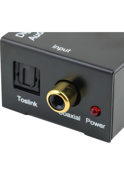 4555 Dijital Optik Coaxial To Analog Çevirici Dönüştürücü Adaptör