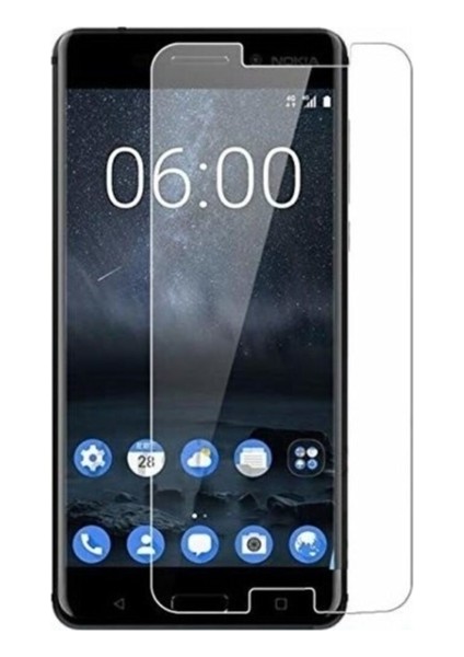 Nokia 6 Temperli Ekran Koruyucu Kırılmaz Cam