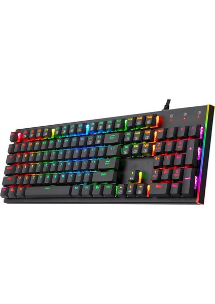 Mk-10 Pro Blue Switch Mekanik Rgb Efekli Işıklı Oyuncu Klavye