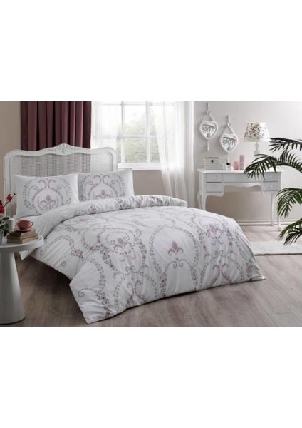 Astra Çift Kişilik Nevresim Takımı Pembe