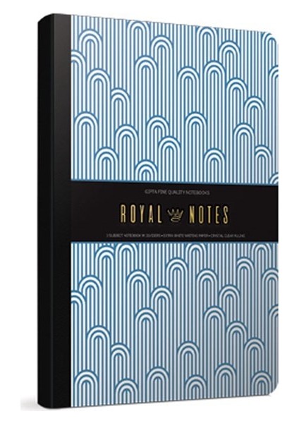 4643 Royal Notes Çizgili 120 Yaprak Defter 20 x 28 cm
