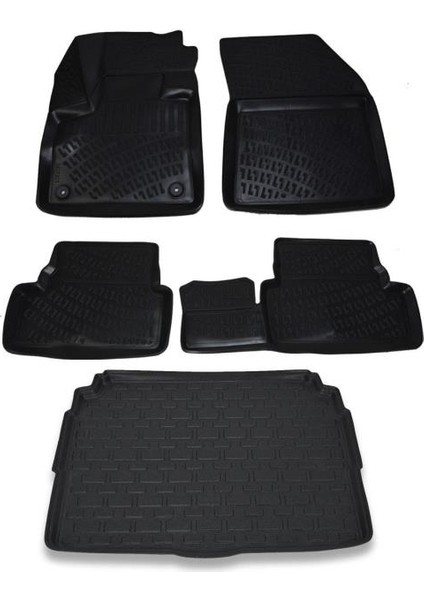 4d Havuzlu Oto Paspas Bagaj Set (2016-2022)