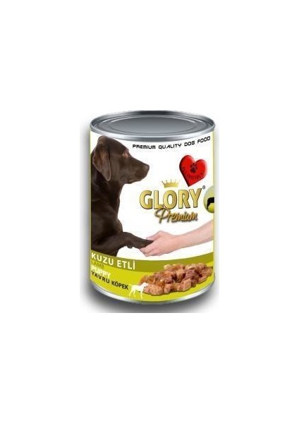 Kuzu Etli Yavru Köpek Konserve Yaş Mama 400 gr