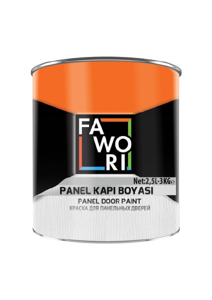 Panel Amerikan Kapı Boyası Su Bazlı 2,5 L Beyaz