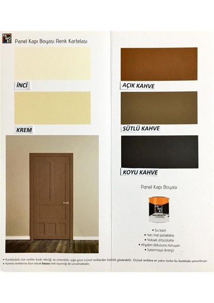 Panel Amerikan Kapı Boyası Su Bazlı 2,5 L Beyaz fiyatları