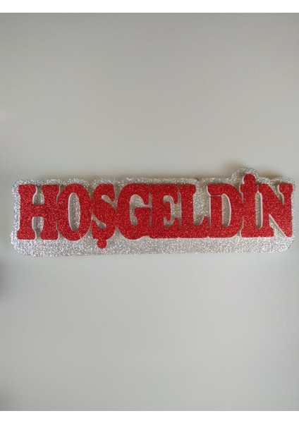 Strafor Hoşgeldin 46cm X 12cm